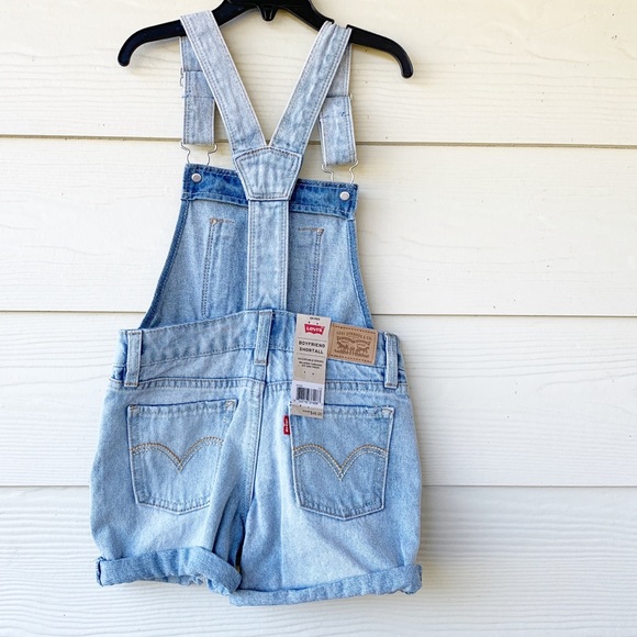 NWT➡️Levi’s Boyfriend Shortall Little Girls Sz 6X - Picture 2 of 3